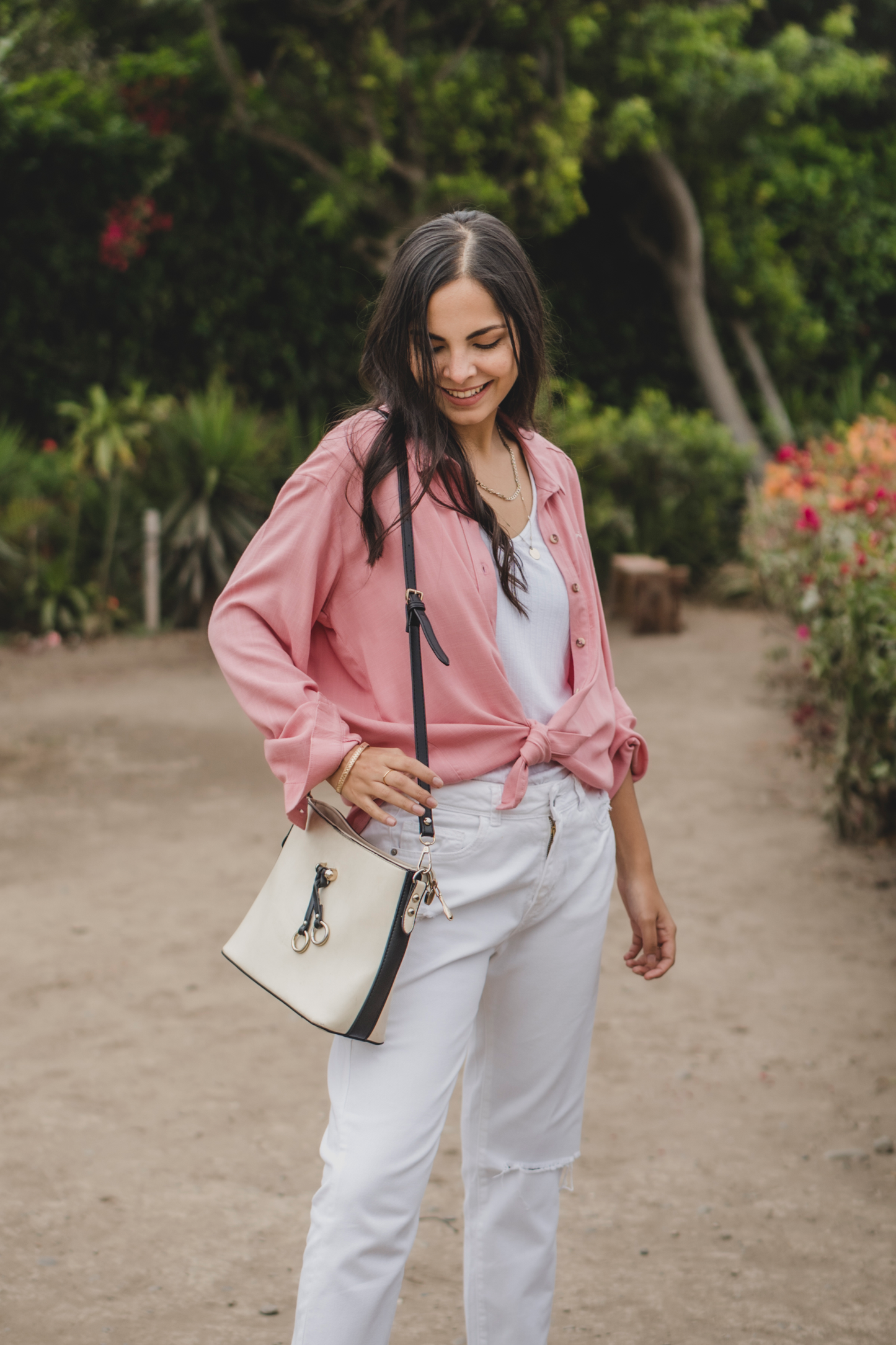 Blusa Paz y bien rosado