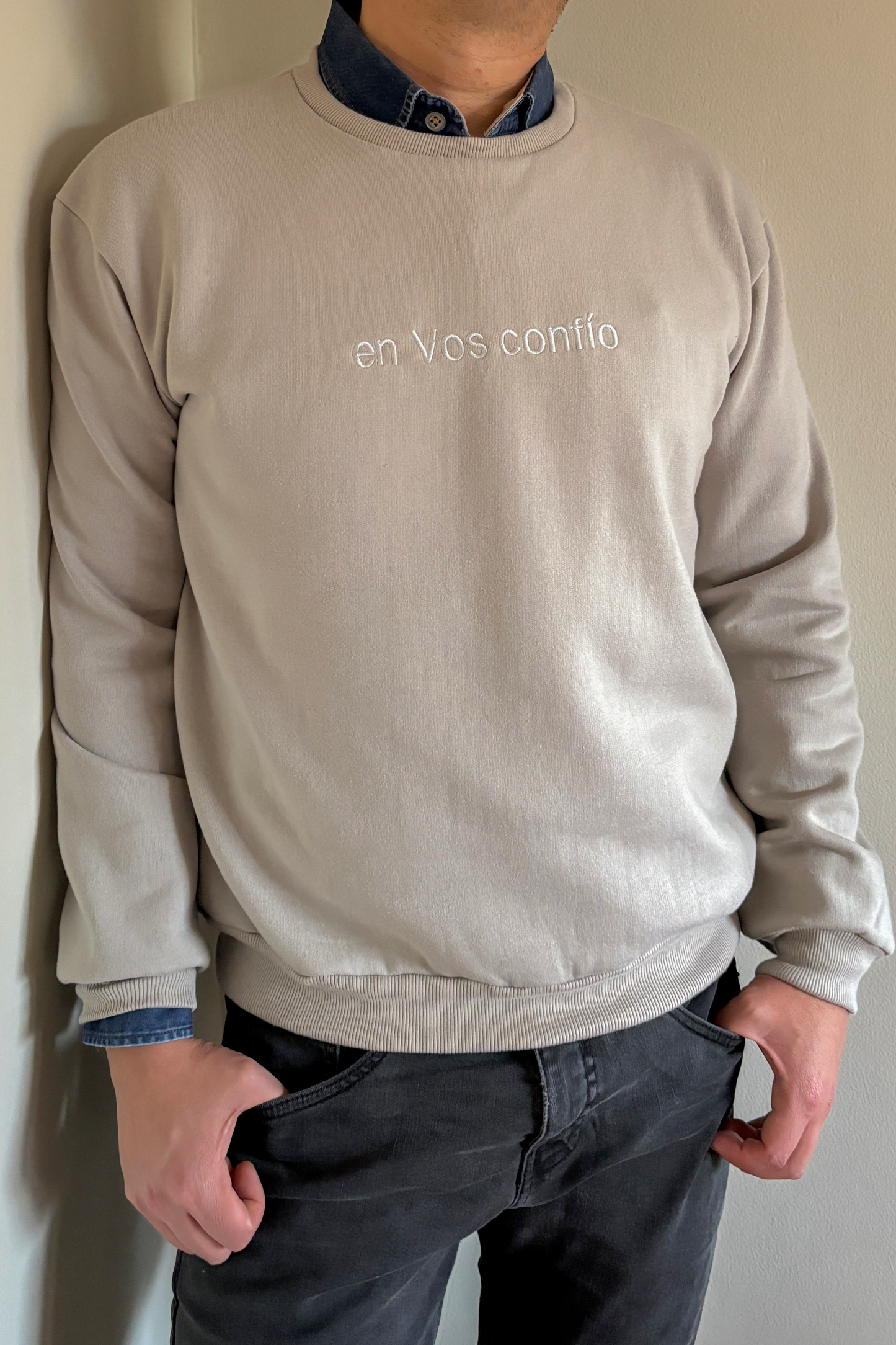 Polera En Vos Confío ploma