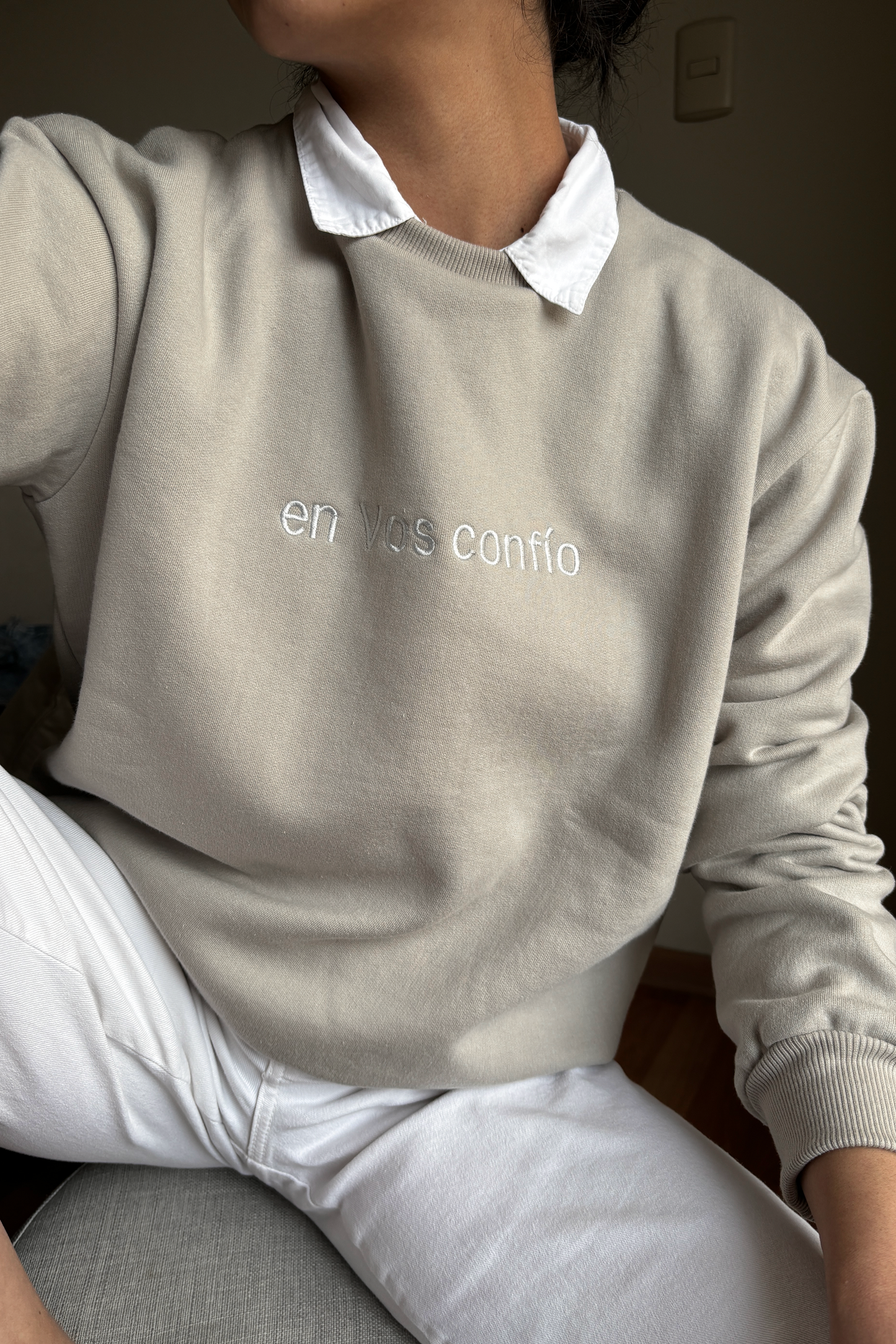 Polera En Vos Confío ploma